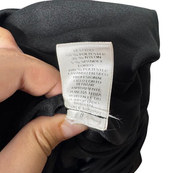 Y2K XSCAPE Mermaid Gown Size 8 Formal Prom Dress Sleeveless V-Neck - Picture 12 of 13